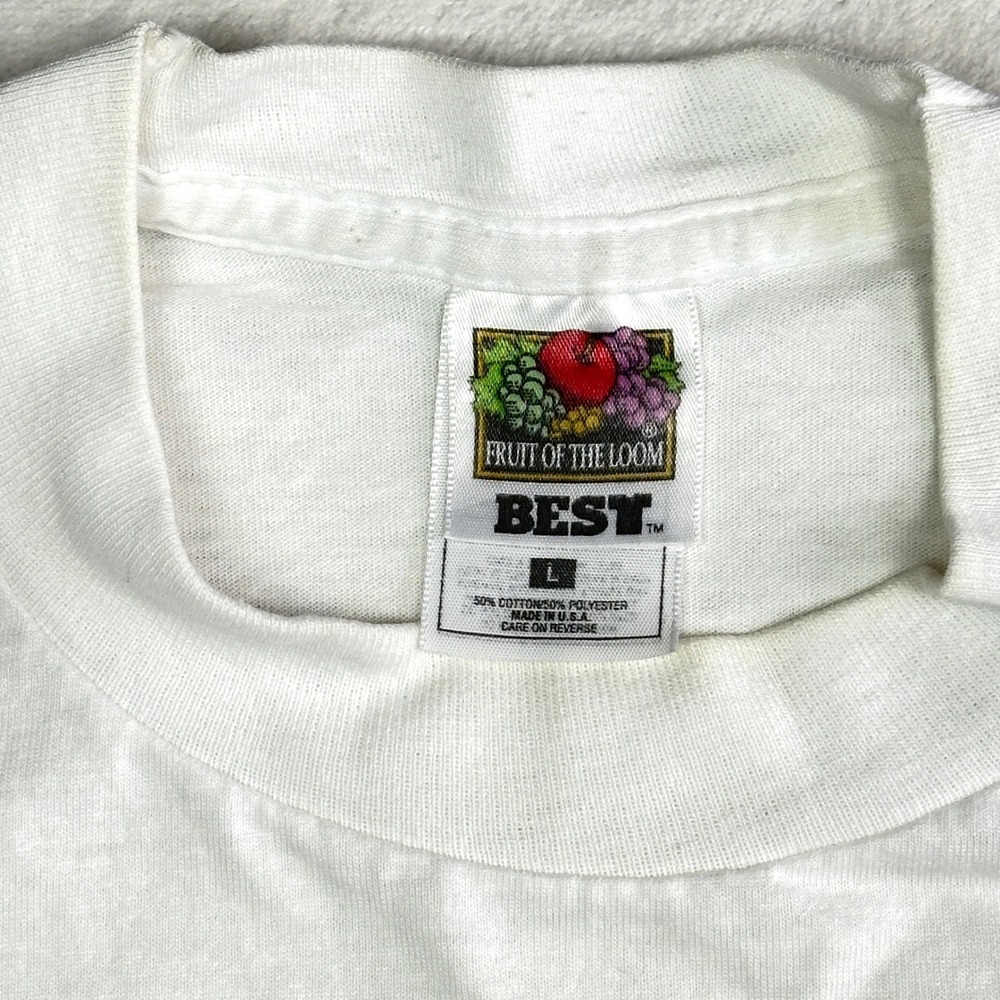 Vintage 1996 Fruit of the Loom New England Summer Nationals Racing T-Shirt Sz L - Picture 3 of 7